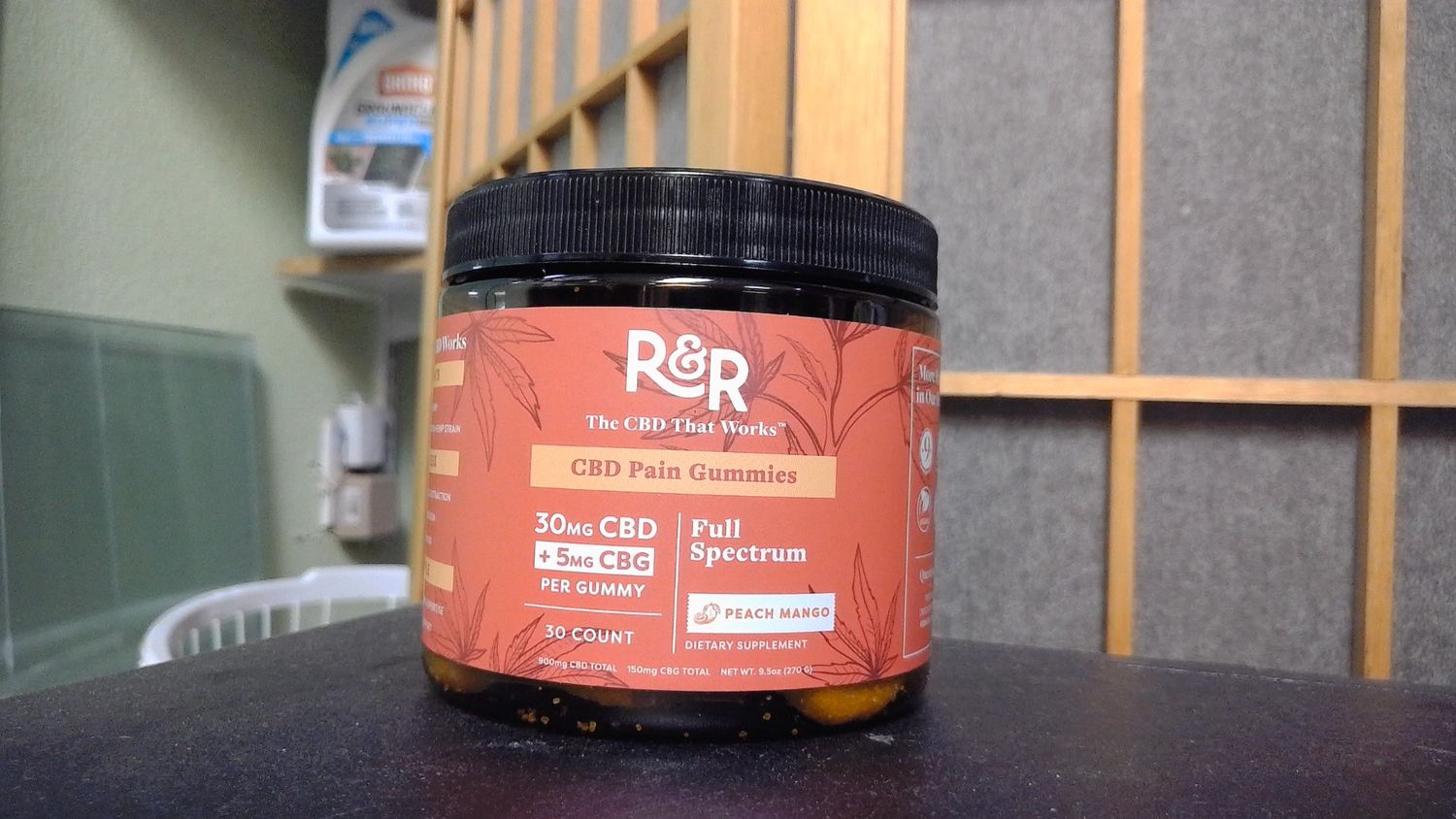 R&amp;R - Pain Gummies 900mg - CBD+CBG Edibles