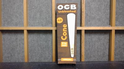 OCB x6 1 1/4 - Unbleached - wraps / cones
