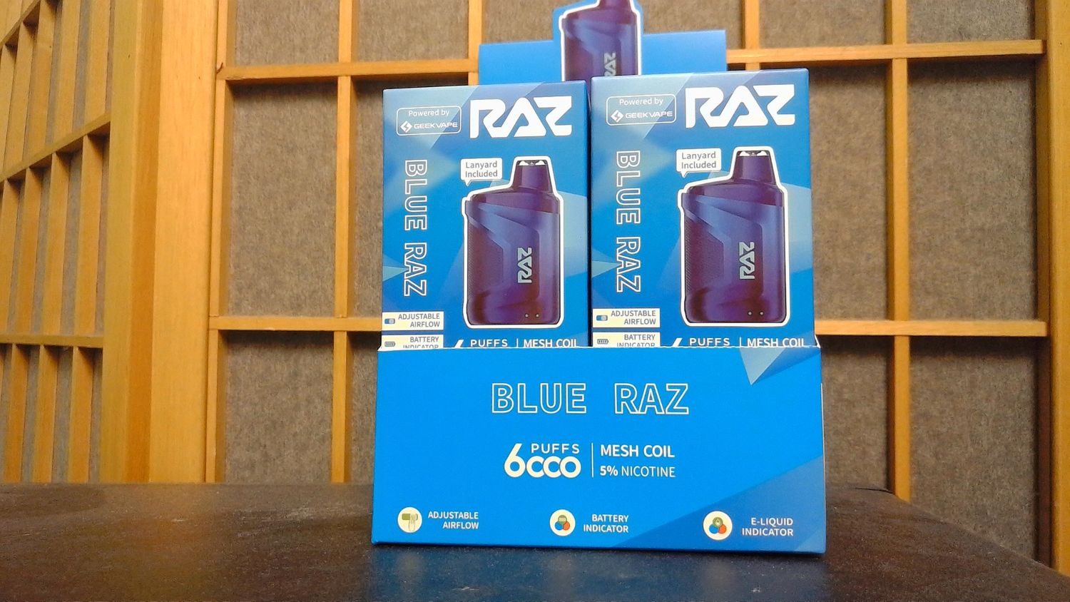 RAZ - Blue Raz - 6000 Puffs