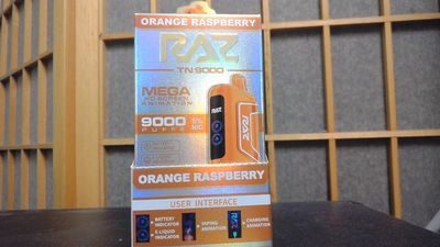 RAZ - Orange Raspberry - 9000 puff