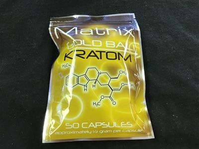 Matrix 50 Cap (Gold) - Kratom