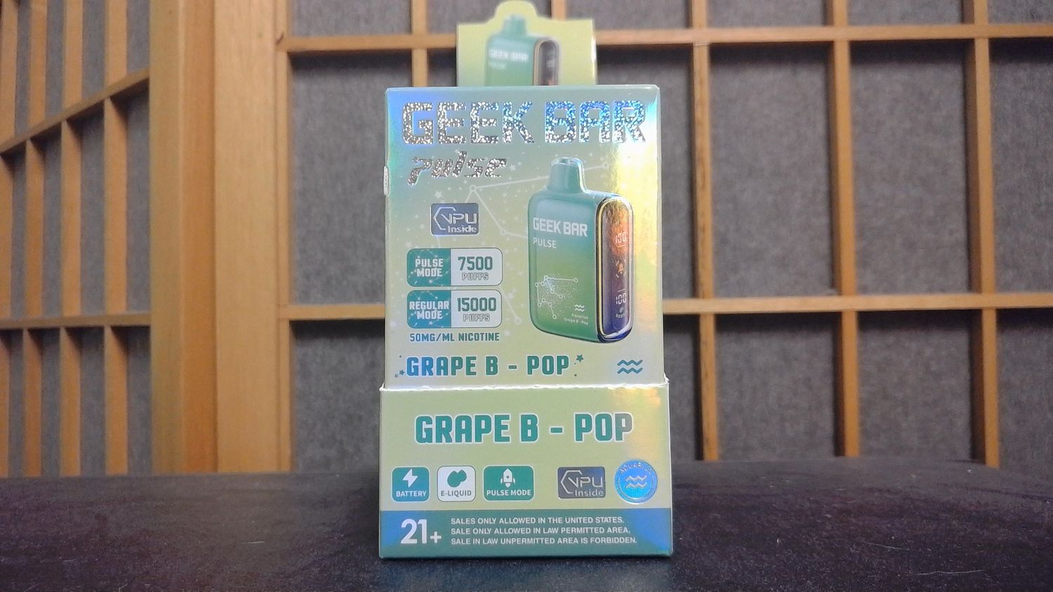 Geek Bar - Grape B Pop - 7500