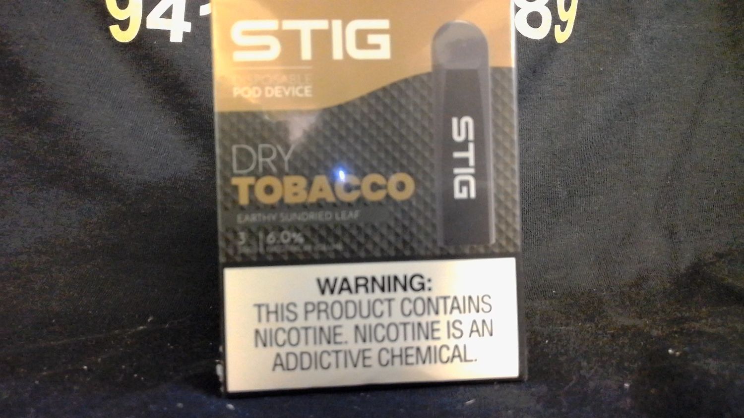 Box - Dry Tobacco - Stig  - Disposable Vape