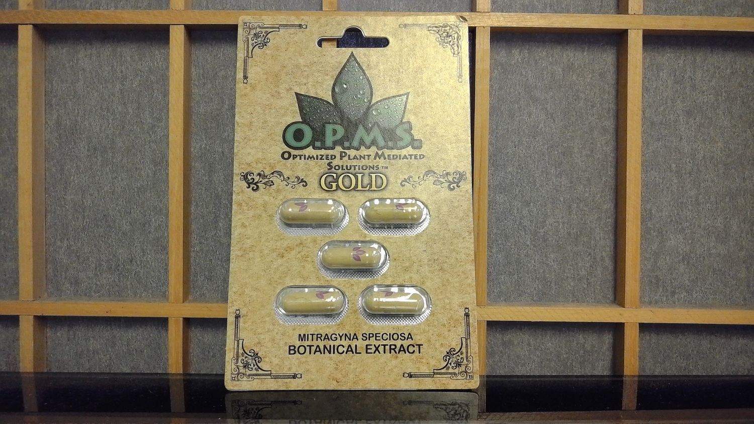 O.P.M.S.  - 5 Capsules (Gold) - Kratom
