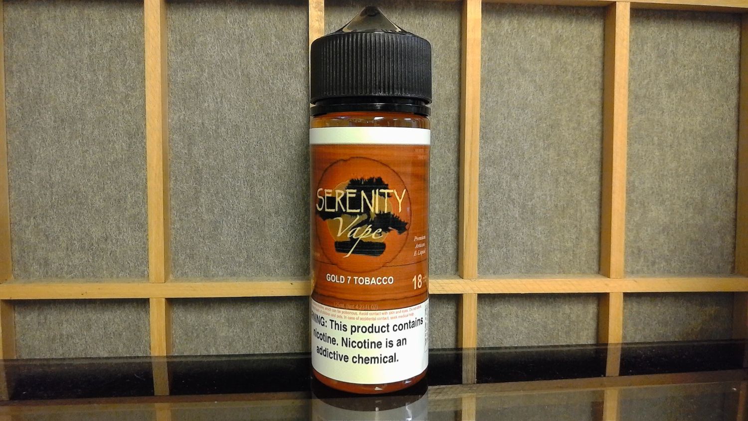 Serenity Liquids - Gold 7 Tobacco - 18mg - 125mL