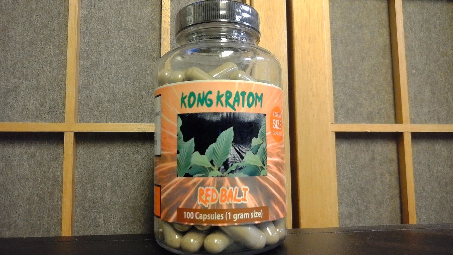 Kong Kratom - Red Bali - 100 Cap - Kratom