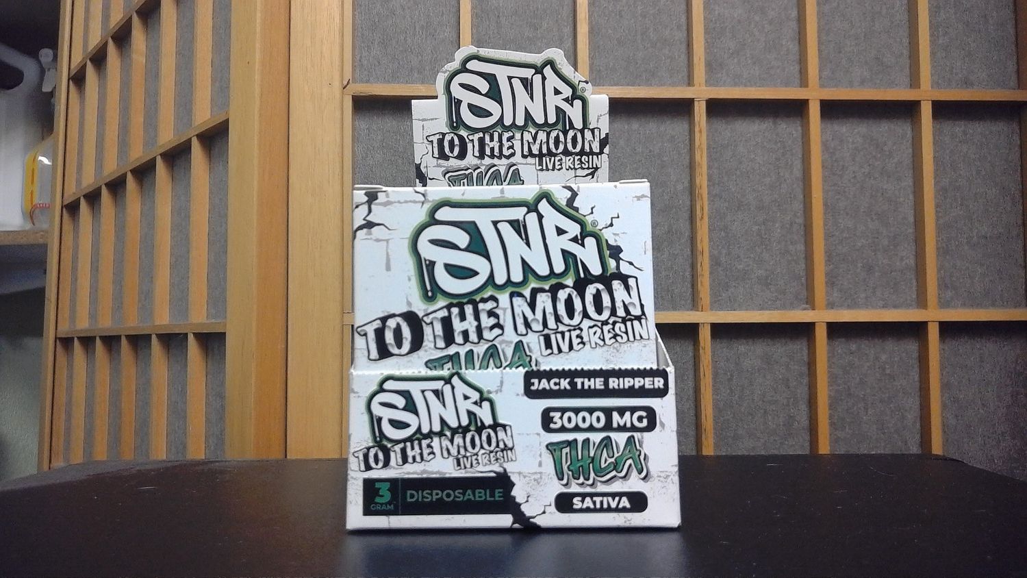 STNR - Jack the Ripper - THCA + Live Resin 3g Disposable - Sativa
