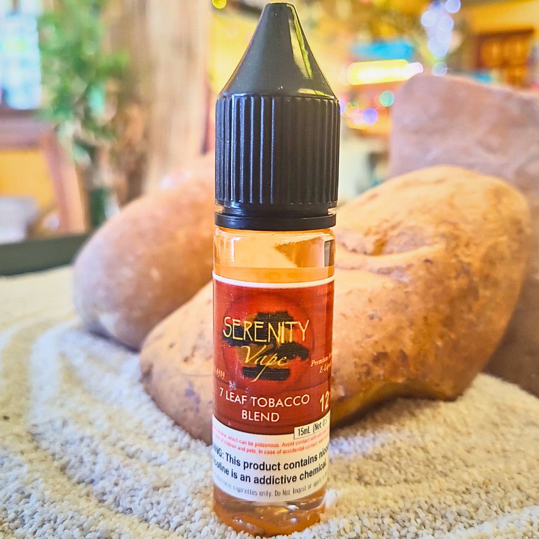 Serenity Liquids - 7 Leaf Tobacco - 12mg - 15ml