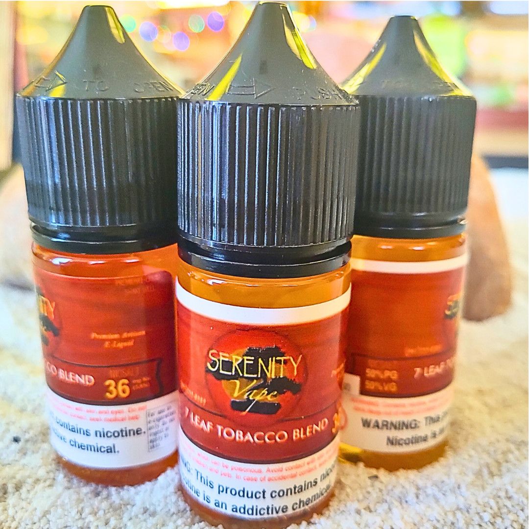 Serenity Liquids - 7 Leaf Tobacco - 36mg - 30 ml
