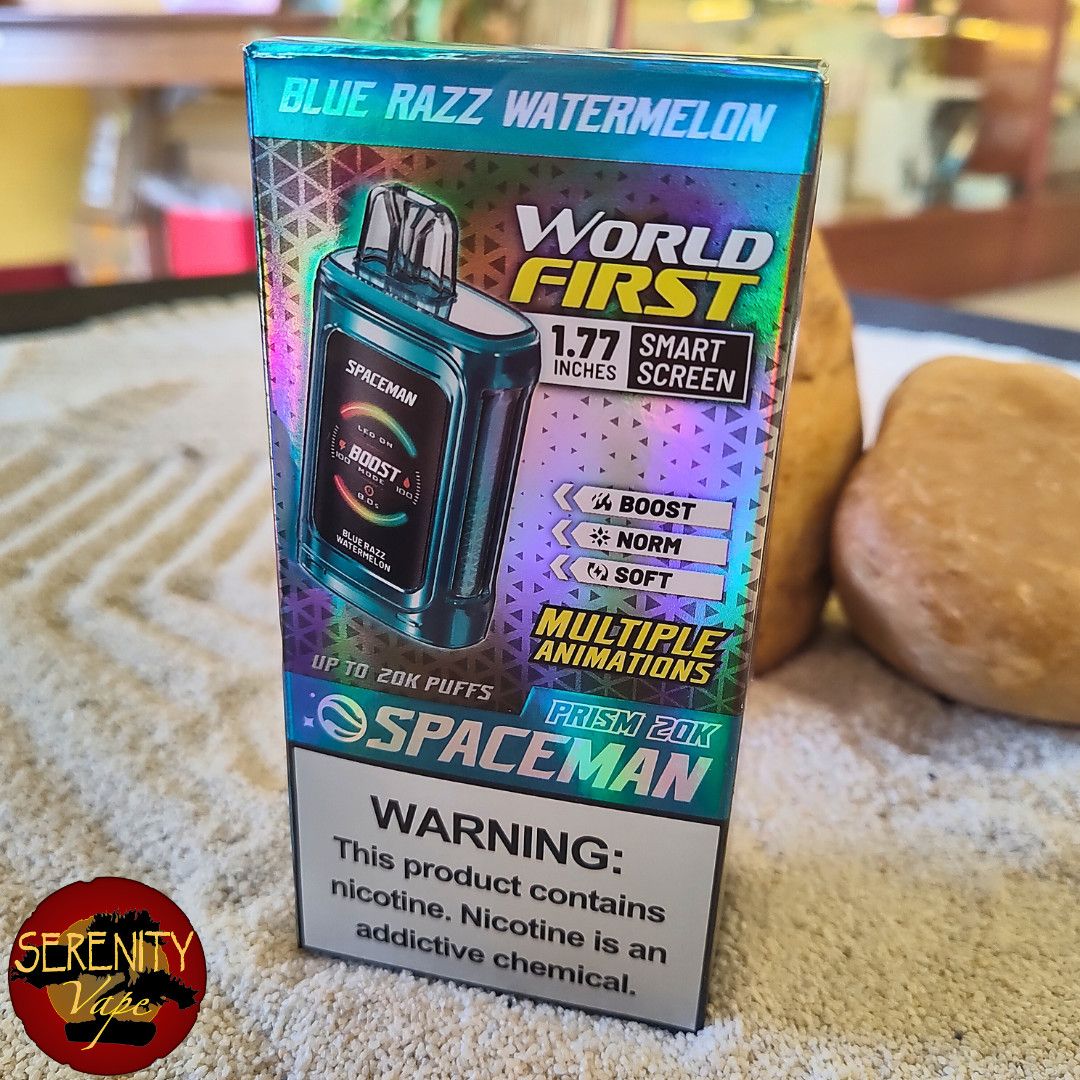 Spaceman - Blue Razz Watermelon - 20,000 puff
