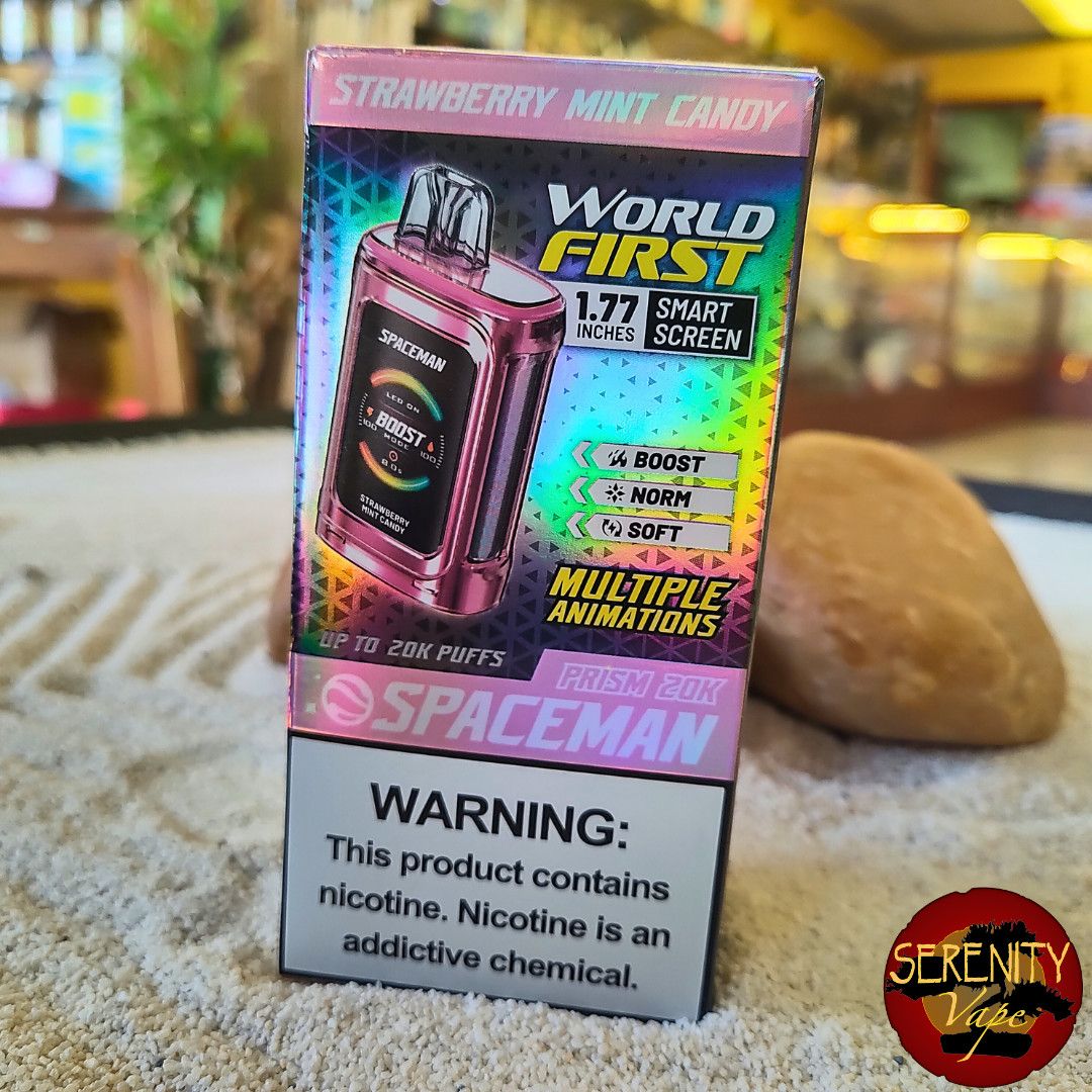 Spaceman-Strawberry Mint Candy- 20,000 puff