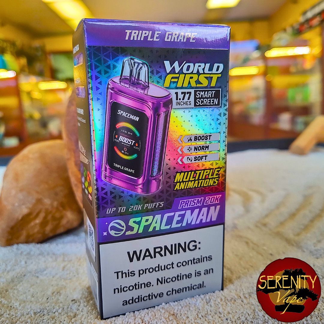 Spaceman-Triple Grape- 20,000 puff
