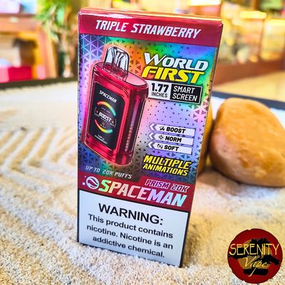 Spaceman-Triple Strawberry- 20,000 puff