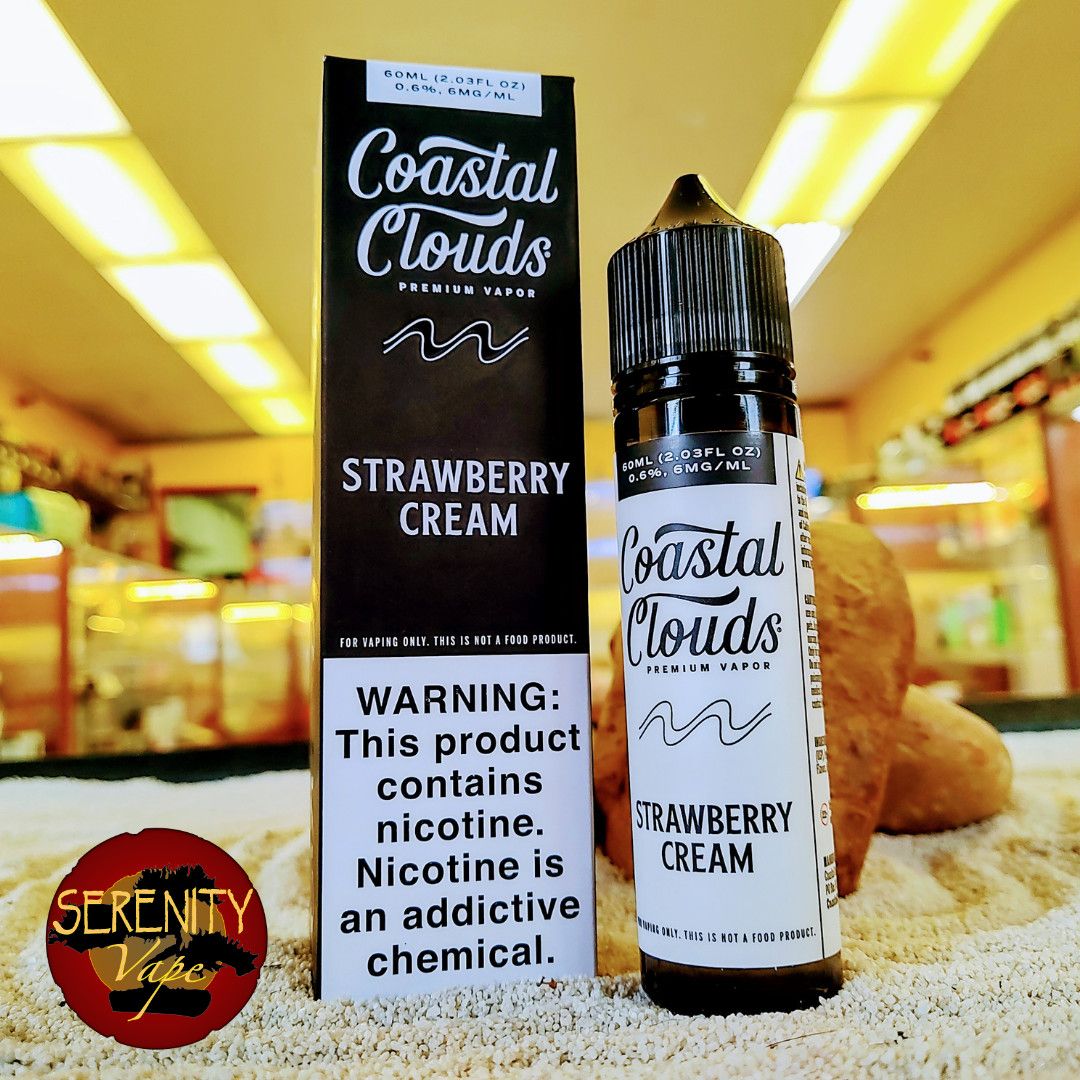 Coastal Clouds - Strawberry Cream - 6mg