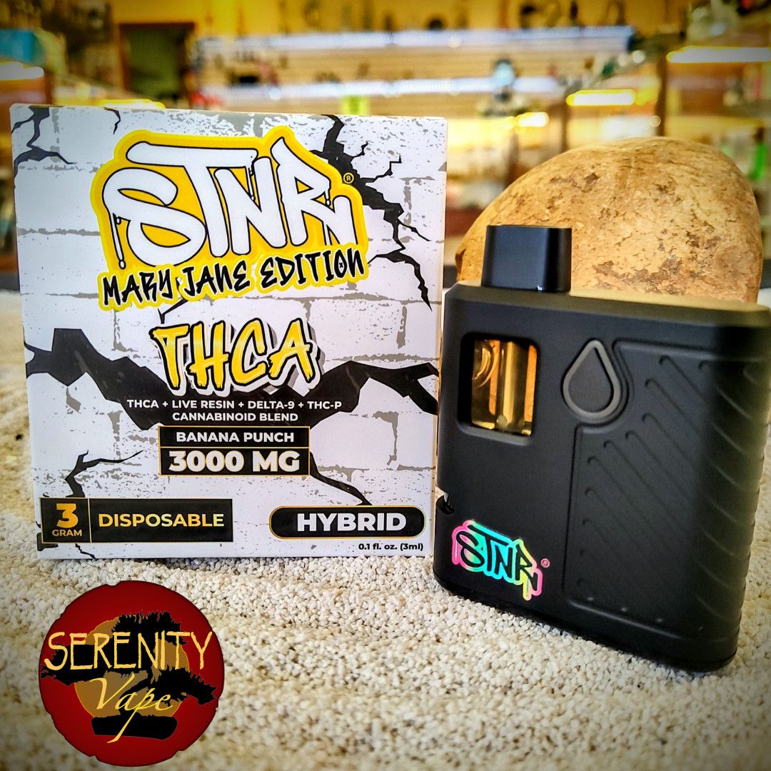 STNR - Banana Punch - THCA + Live Resin 3g Disposable - Hybrid