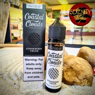 Coastal Clouds - Strawberry Cream - 0mg