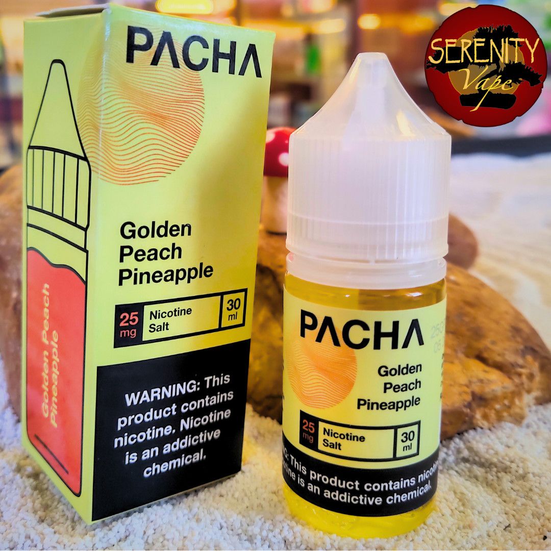 Pacha Mama Salts - Golden Peach Pineapple - 25mg