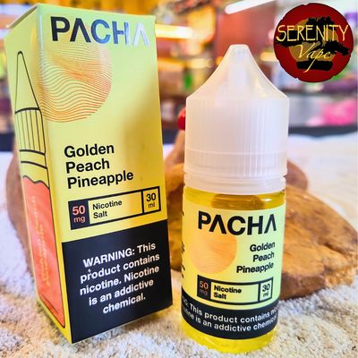 Pacha Mama Salts - Golden Peach Pineapple - 50mg