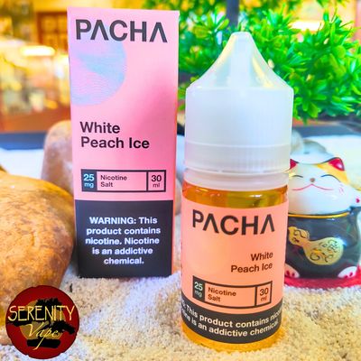 Pacha Mama Salts - White Peach Ice - 25mg