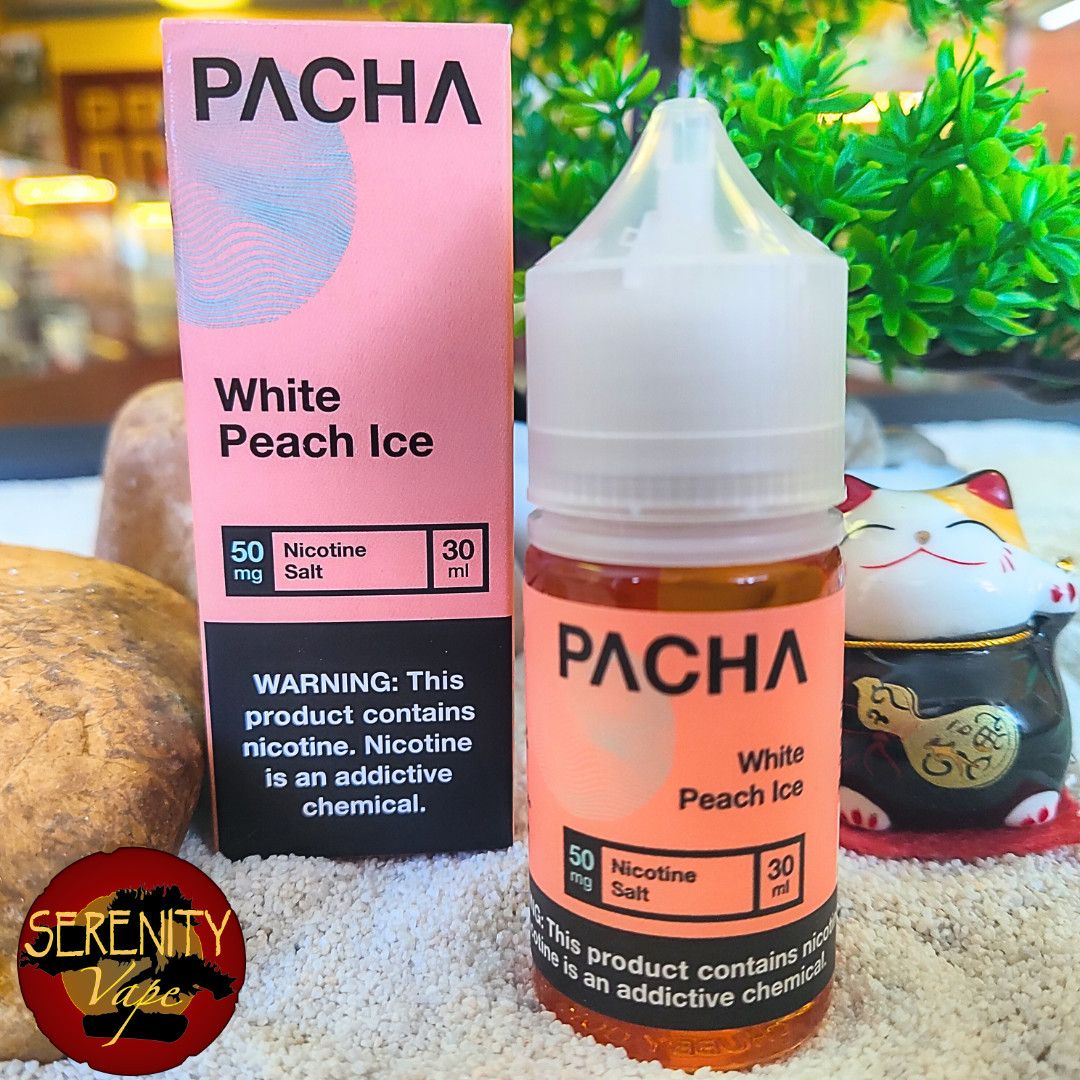 Pacha Mama Salts - White Peach Ice - 50mg