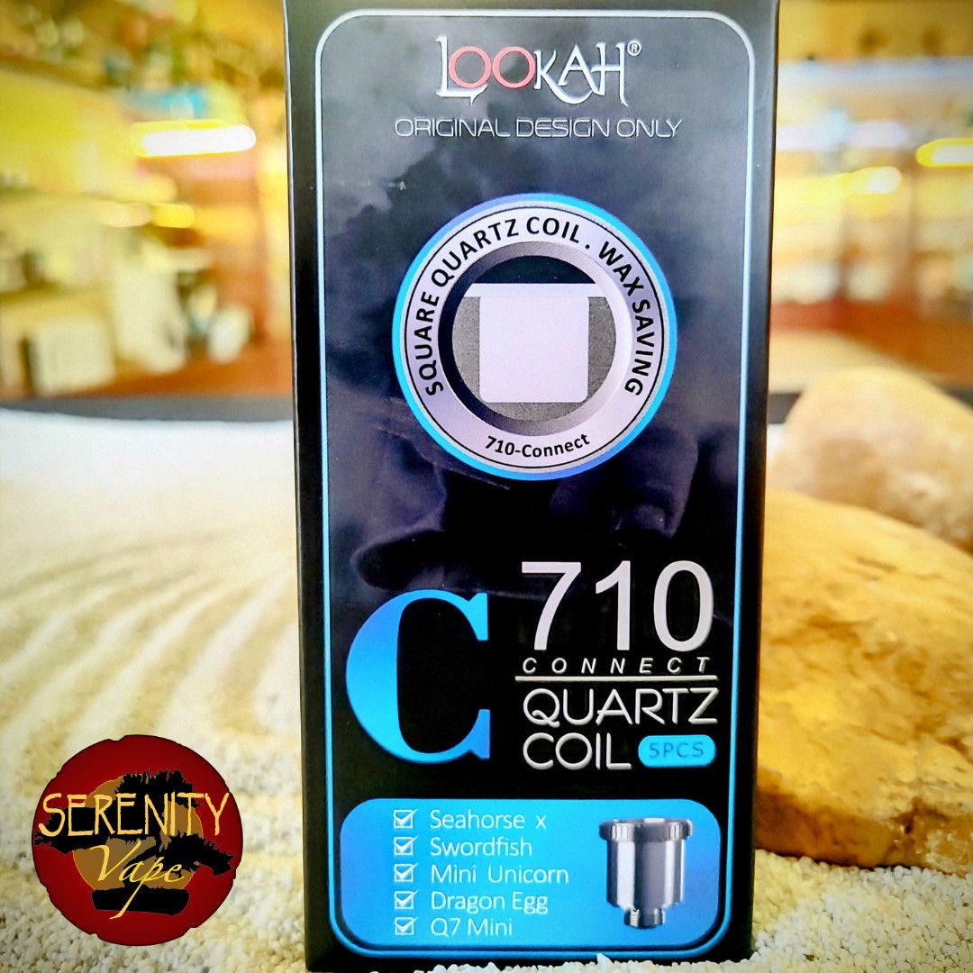 Single - Wax/Dry Coil - C 710 - Lookah - Seahorse x / Swordfish / Mini Unicorn