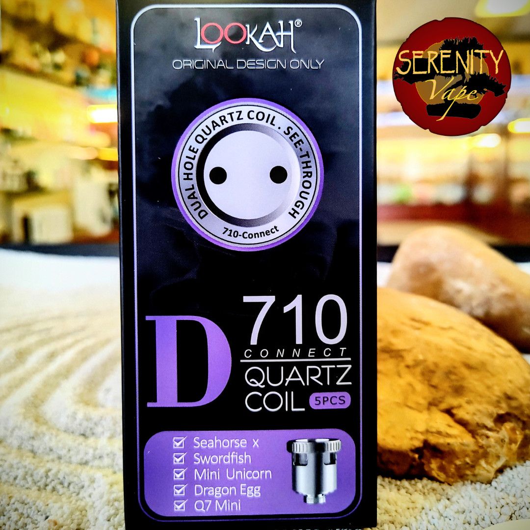 Single - Wax/Dry Coil - D 710 - Lookah - Seahorse x / Swordfish / Mini Unicorn