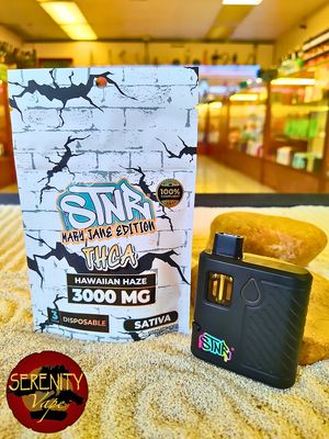 STNR Hawaiian Haze THCA Sativa  Live Resin 3g Disposable