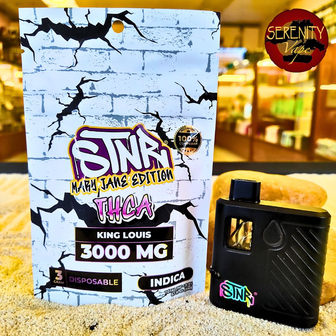 STNR - King Louis- THCA + Live Resin 3g Disposable - Indica