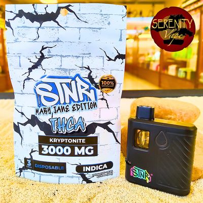 STNR - Kryptonite - THCA + Live Resin 3g Disposable - Indica