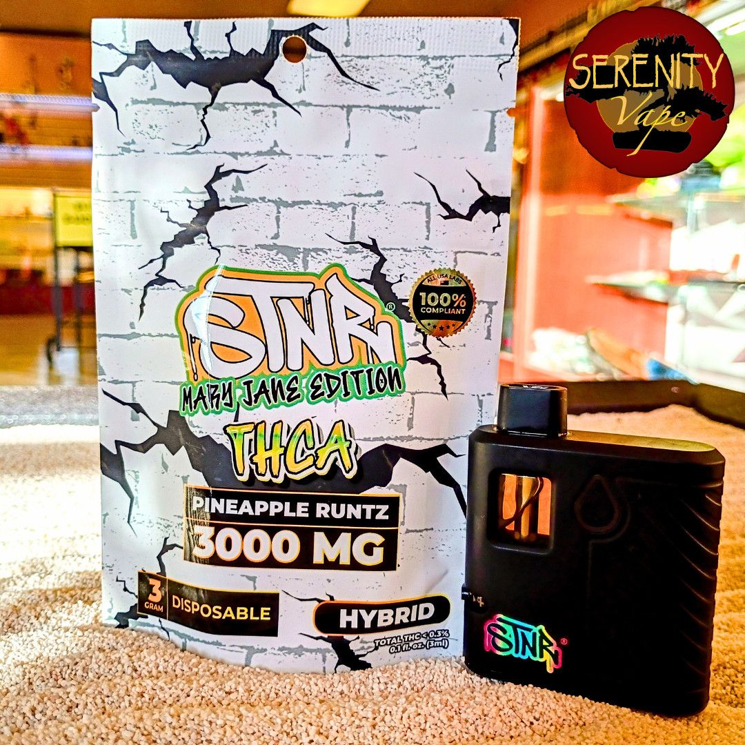STNR Mary Jane Edition - Pineapple Runtz - THCA 3g Disposable - Hybrid
