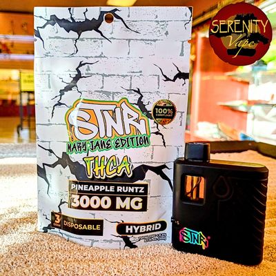 STNR - Pineapple Runtz - THCA + Live Resin 3g Disposable - Hybrid