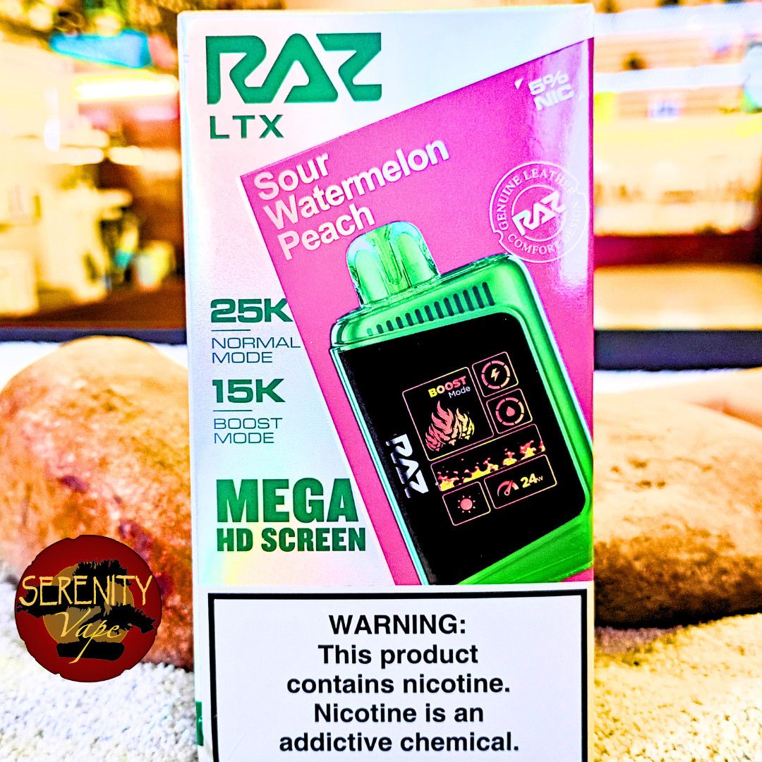 RAZ - Sour Watermelon Peach - 25000 puff