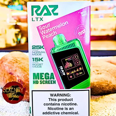 RAZ - Sour Watermelon Peach - 25000 puff