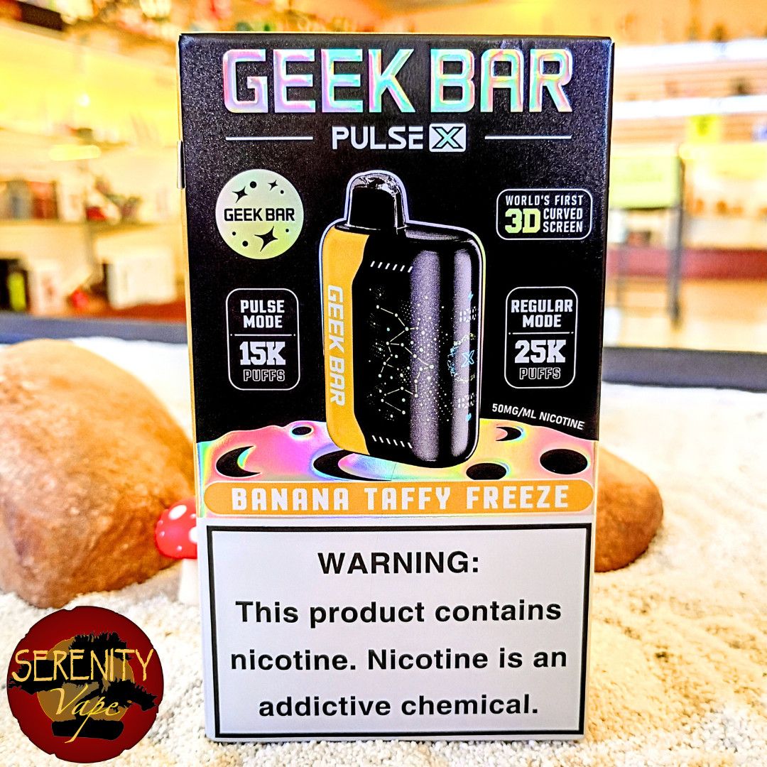 Geek Bar - Banana Taffy Freeze - Pulse X - 25k