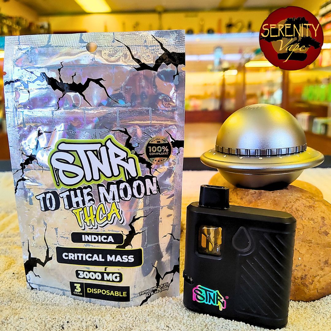 STNR -Critical Mass- THCA + Live Resin 3g Disposable - Indica