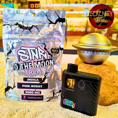 STNR To the Moon Pink Rosay THCA 3g Disposable Indica