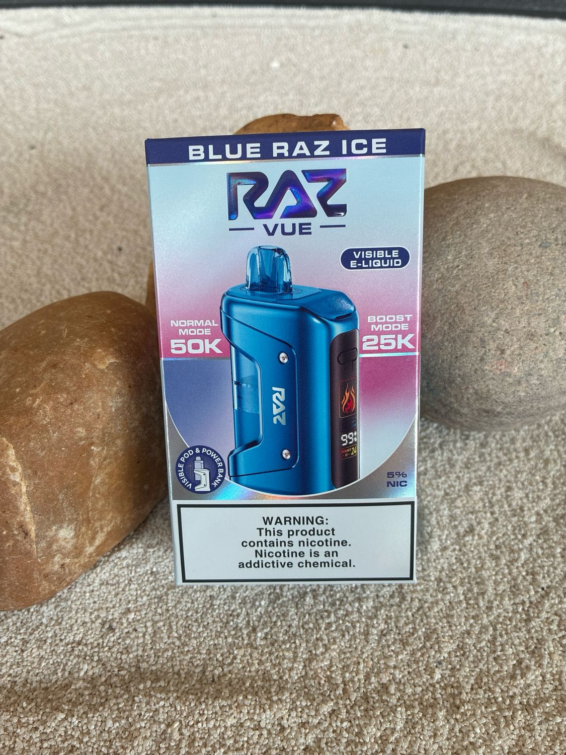 RAZ Blue Raz Ice VUE Kit 50k Puff