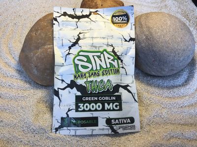 STNR Green Goblin THCA + Live Resin 3g Disposable Sativa