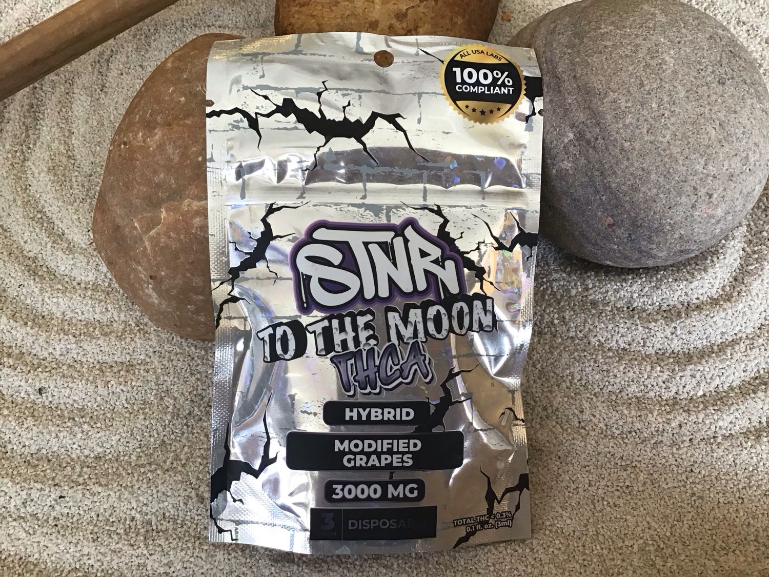 STNR - Modified Grapes- THCA + Live Resin 3g Disposable - Hybrid