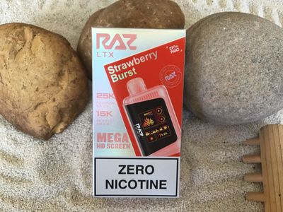 RAZ 0 Nicotine Strawberry Burst 25000 puff