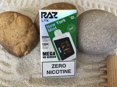 RAZ 0 Nicotine New York Mint 25000 puff