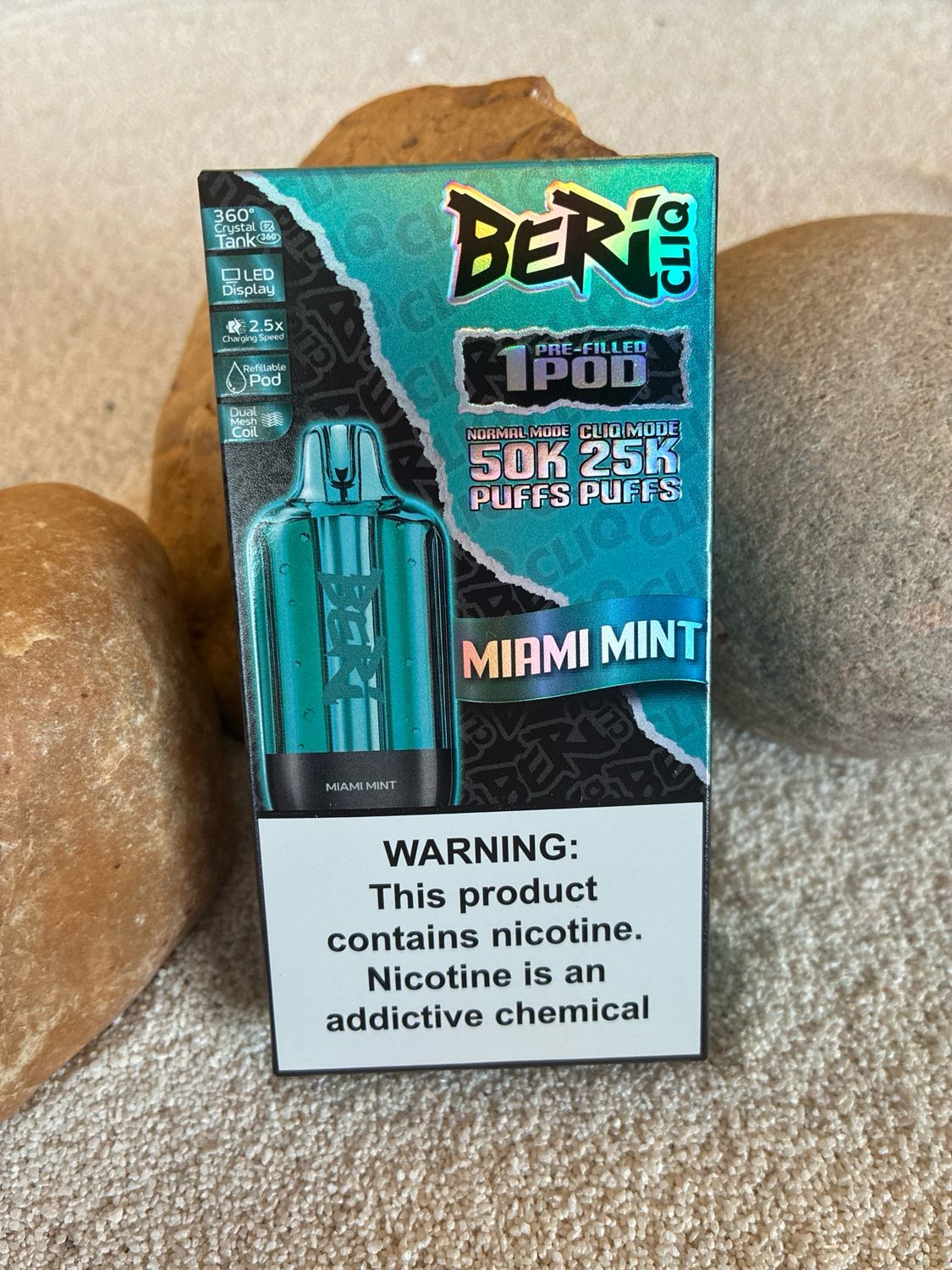 Beri Miami Mint CLIQ Pod 50k Puffs