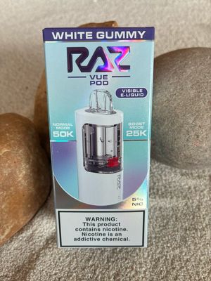 RAZ White Gummy VUE Pod 50k Puff