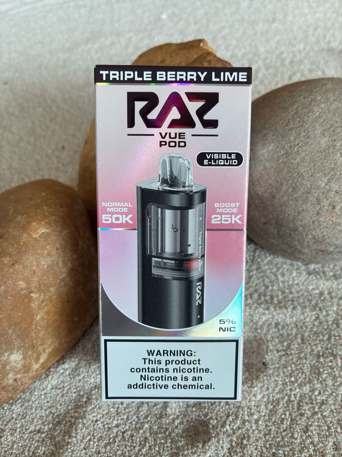 RAZ Triple Berry Lime VUE Pod 50k Puff