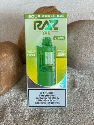 RAZ Sour Apple Ice VUE Pod 50k Puff