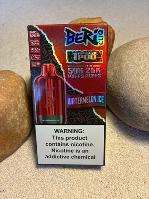 Beri Watermelon Ice CLIQ Pod 50k Puffs