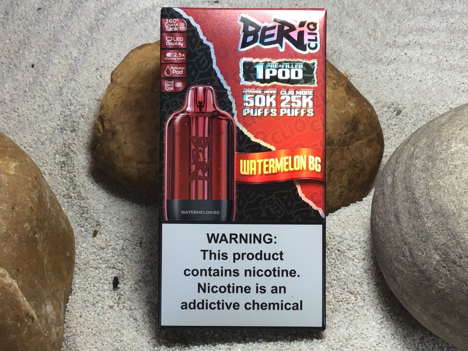 Beri Watermelon BG CLIQ Pod 50k Puffs