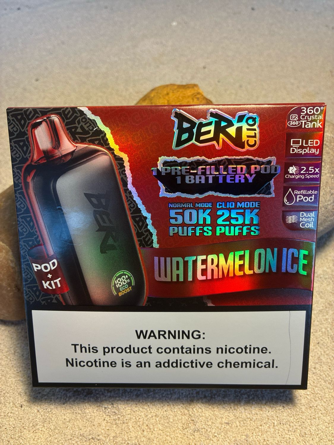 Beri Watermelon Ice CLIQ Kit 50k Puffs