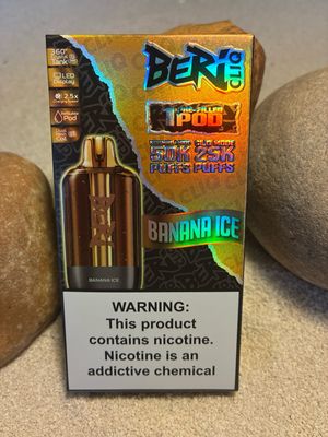 Beri Banana Ice CLIQ Pod 50k Puffs