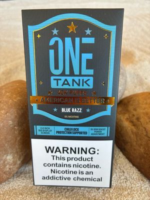 One Tank Blue Razz 40k Puff
